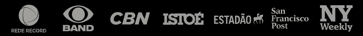 Visto em: Rede Record, Band, CBN, IstoÉ, Estadão, San Francisco Post, NY Weekly